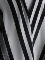 Black-Striped  100% Wool Tallit Without Tzitzit Strings Style: HB - Image 8
