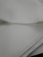 White-striped designed 100% wool tallit with Wool Atara Style: HW - Image 7
