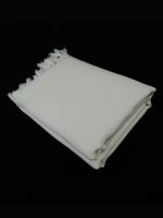 White-striped designed 100% wool tallit with Wool Atara Style: HW - Image 6