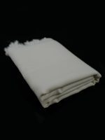 White-striped designed 100% wool tallit with Jacquard  Atara Style: JWS - Image 5