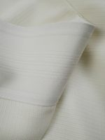 White-striped designed 100% wool tallit with Wool Atara Style: JW - Image 5