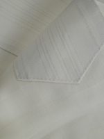 White-striped designed 100% wool tallit with Wool Atara Style: PW - Image 5